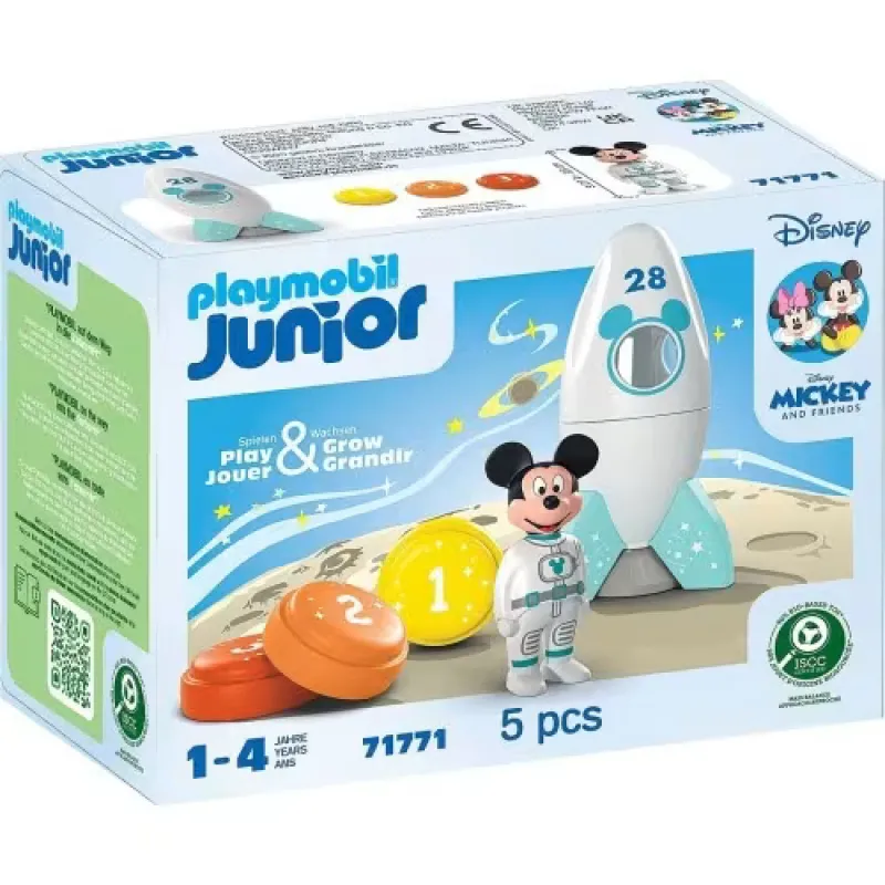 Playmobil Junior Disney Mickey Mouse - Ο Μίκυ Μάους Και Διαστημικός Πύραυλος 71771