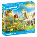 Playmobil Princess Magic - Μονόκερος Με Πολύχρωμη Χαίτη Και Νεράϊδα 71840