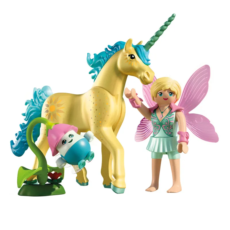 Playmobil Princess Magic - Μονόκερος με Γαλάζια Χαίτη και Νεράιδα 71842