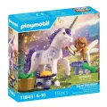 Playmobil Princess Magic - Μονόκερος με Μωβ Χαίτη και Νεράιδα 71843