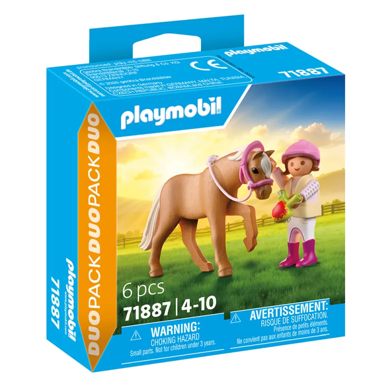 Playmobil Duo Pack - Κοριτσάκι με Πόνυ 71887