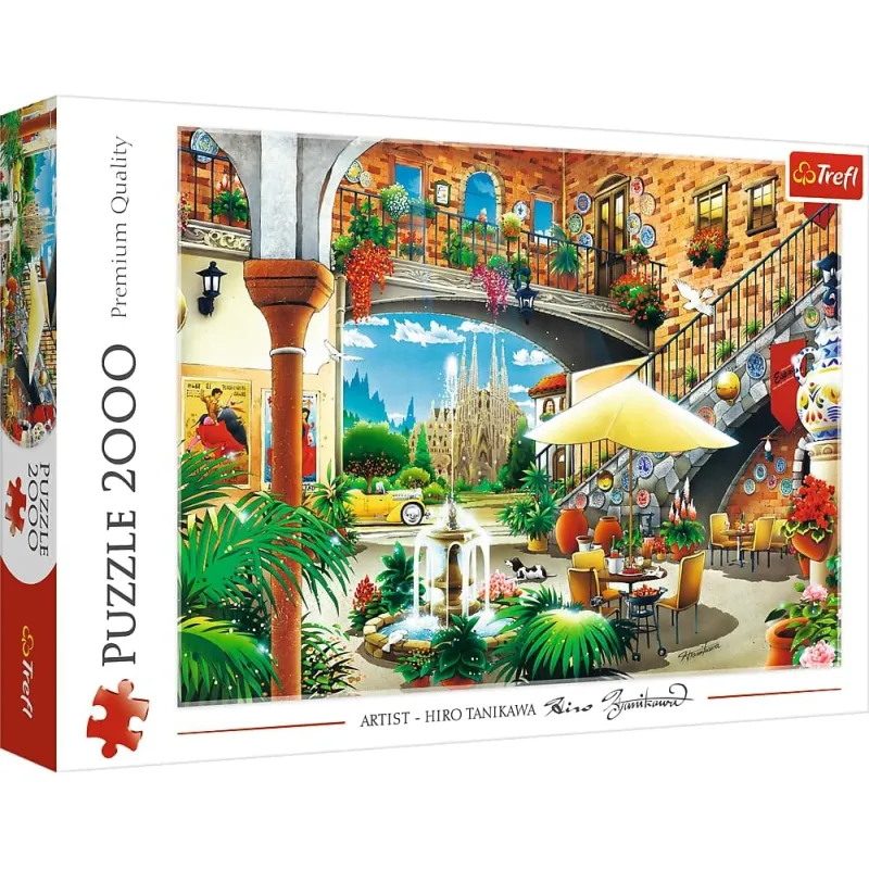 Trefl - Puzzle, Vista Of Barcelona 2000 Pcs 27105