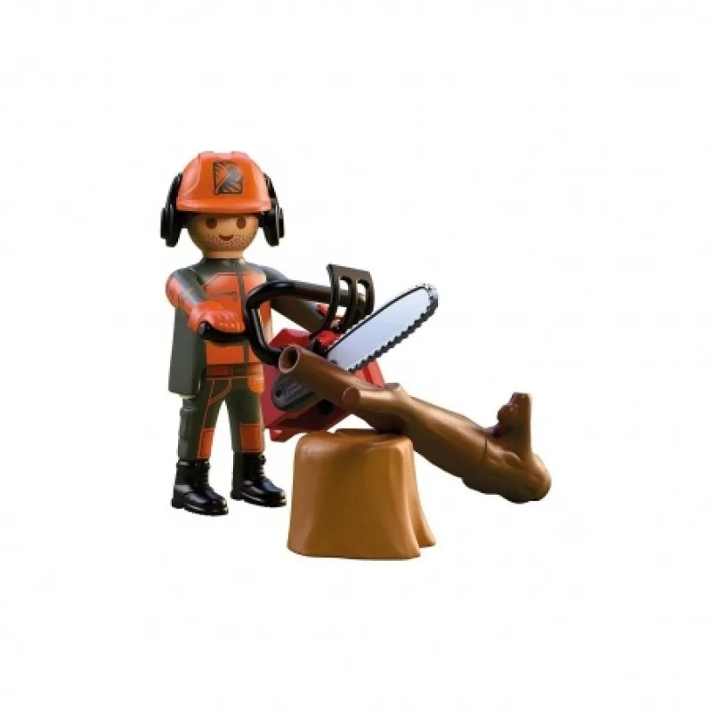 Playmobil Special Plus - Ξυλοκόπος Με Αλυσοπρίονο 72150