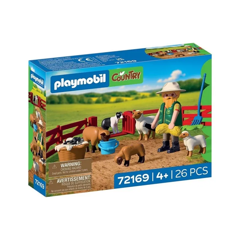 Playmobil Country -  Βοσκός Με Το Κοπάδι Του 72169