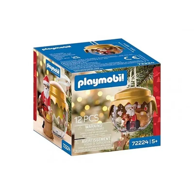 Playmobil Christmas - Χριστουγεννιάτικη Μπάλα, Αϊ-Βασίλης 72224
