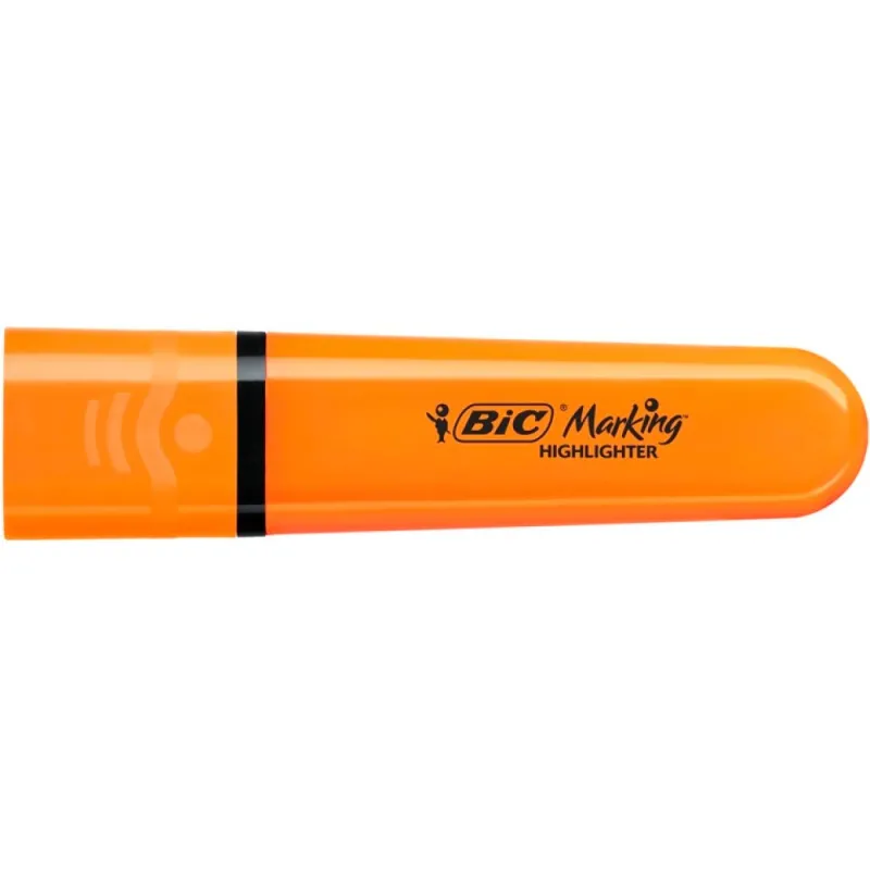 Bic - Μαρκαδόρος Υπογράμμισης, Highlighter Flat Πορτοκαλί 73744