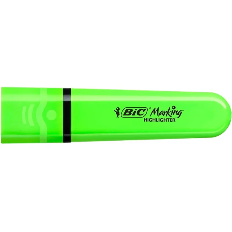 Bic - Μαρκαδόρος Υπογράμμισης, Highlighter Flat Πράσινο 73745
