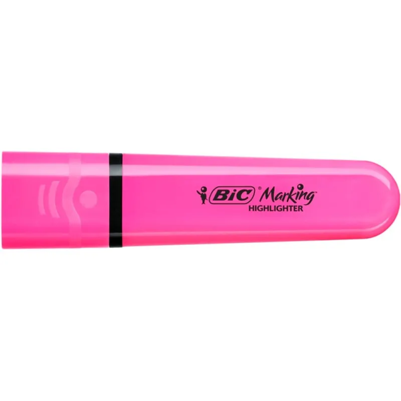 Bic - Μαρκαδόρος Υπογράμμισης, Highlighter Flat Ροζ 73746