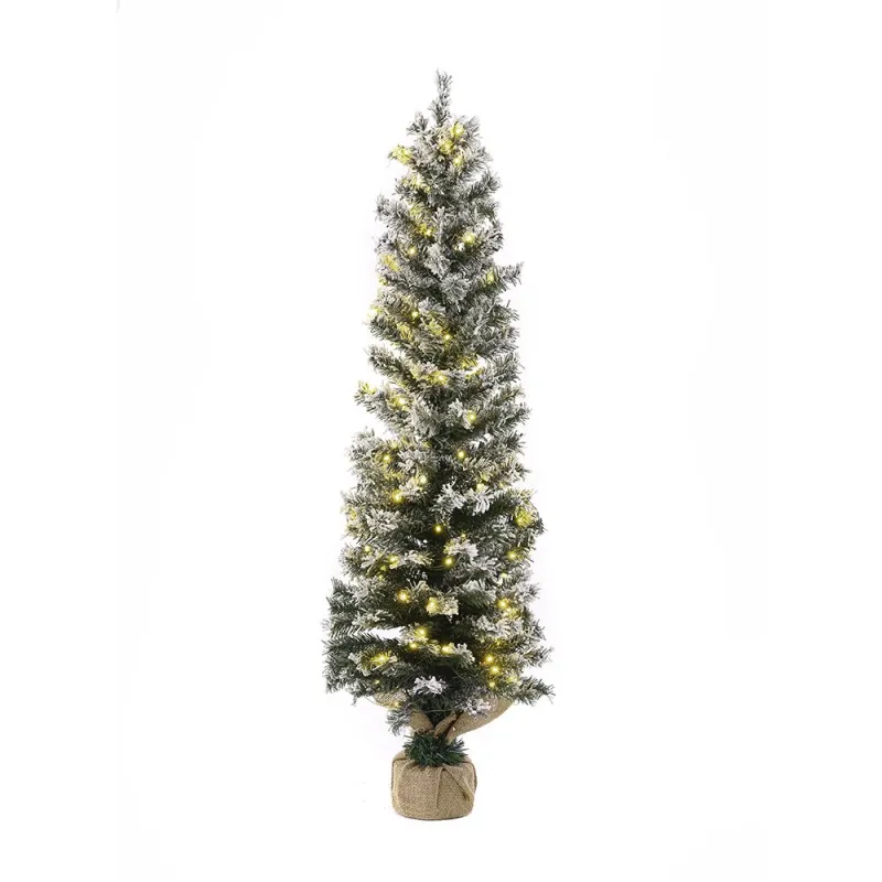 Iliadis - Δένδρο "Pre-Lit SNow Pencil " Φ35x90εκ Με 70 Λευκά Λαμπάκια 74489