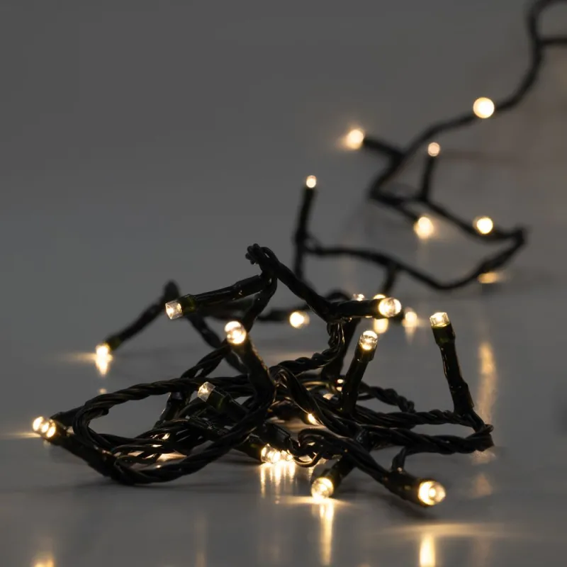 Iliadis - 50 Led, Πράσινο/Λευκό, 8 Προγράμματα, 2,5Μ Εσωτερικού & Εξωτερικού Χώρου 75015