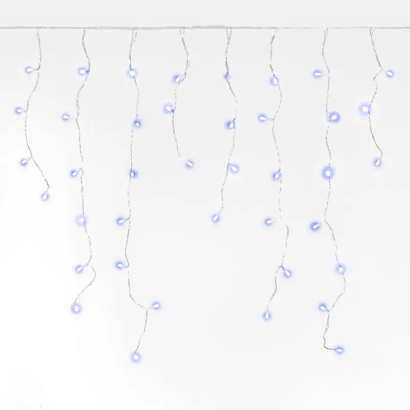 Iliadis - 300 Led Σταλακτίτης Διάφανο/Μπλε 8 Προγράμματα 6Μx70εκ Εσωτερικού & Εξωτερικού Χώρου 75023