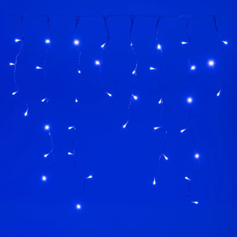 Iliadis - 300 Led Σταλακτίτης Διάφανο/Μπλε 8 Προγράμματα 6Μx70εκ Εσωτερικού & Εξωτερικού Χώρου 75023