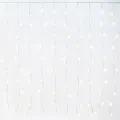 Iliadis - 144 Led Κουρτίνα Διάφανο/Λευκό Επεκτεινόμενη Σταθερή 1.20x1.20 Μέτρα Εσωτερικού & Εξωτερικού Χώρου 75034