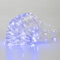 Iliadis - 100 Microled Σύρμα Ασημί/Μπλε 8 Προγράμματα 5 Μέτρα Εσωτερικού & Εξωτερικού Χώρου 75038