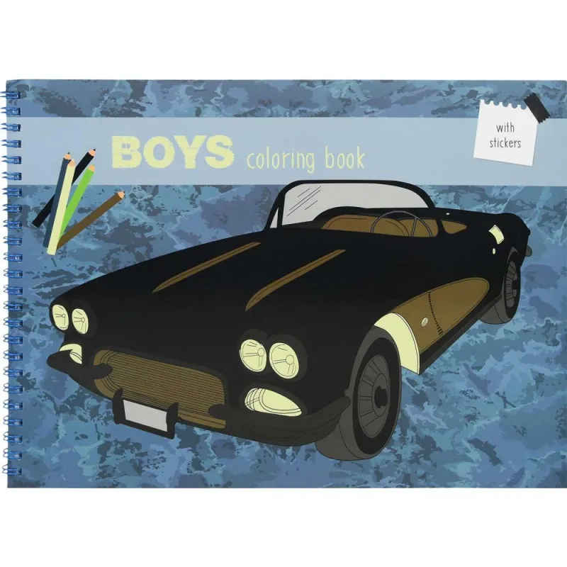 Street - Βιβλίο Ζωγραφικής Creative Cars 31 Φύλλα 75096