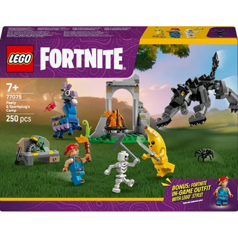 Lego Fortnite - Peely & Sparkplug's Camp 77075