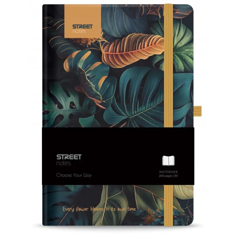 Street - Σημειωματάριο B5, 200 Σελίδες Ριγέ 80gr, Flowers Garden 778085