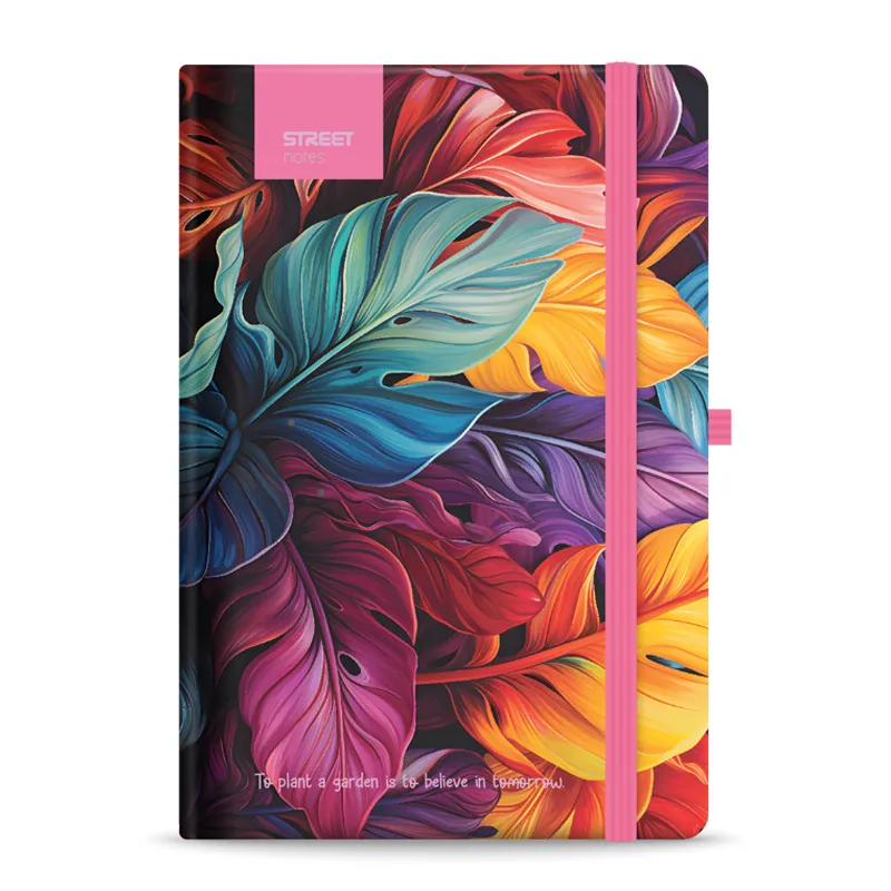 Street - Σημειωματάριο B5, 200 Σελίδες Ριγέ 80gr, Flowers Petal 778084