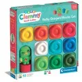 Baby Clementoni - Soft Clemmy , Σετ 10 Μαλακά Τουβλάκια & Φιγουράκι Δρακουλάκι 1033-17980