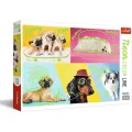 Trefl - Puzzle Neon Color Line, Far Out Dogs 1000 pcs 10578 Trefl - Puzzle Neon Color Line, Far Out Dogs 1000 pcs 10578