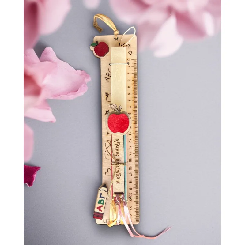 Life Likes - Λαμπάδα Ξύλινος Χάρακας Δασκάλα 8147