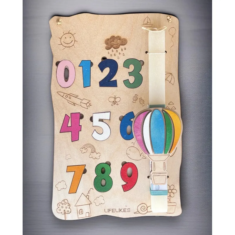 Life Likes - Λαμπάδα Montessori Παζλ Αριθμοί 8168