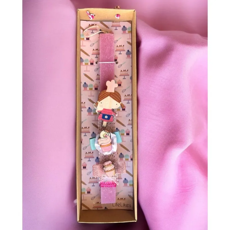 Life Likes - Λαμπάδα Γλυκά Cupcakes 8191