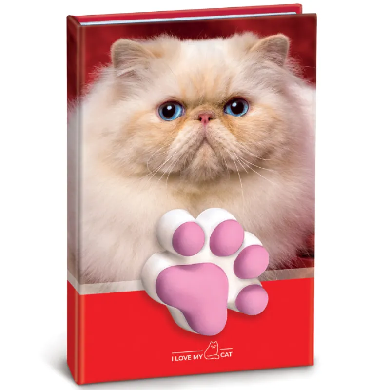 Lebez - Σημειωματάριο Squishy, I Love My Cat, Red 10x15 81950