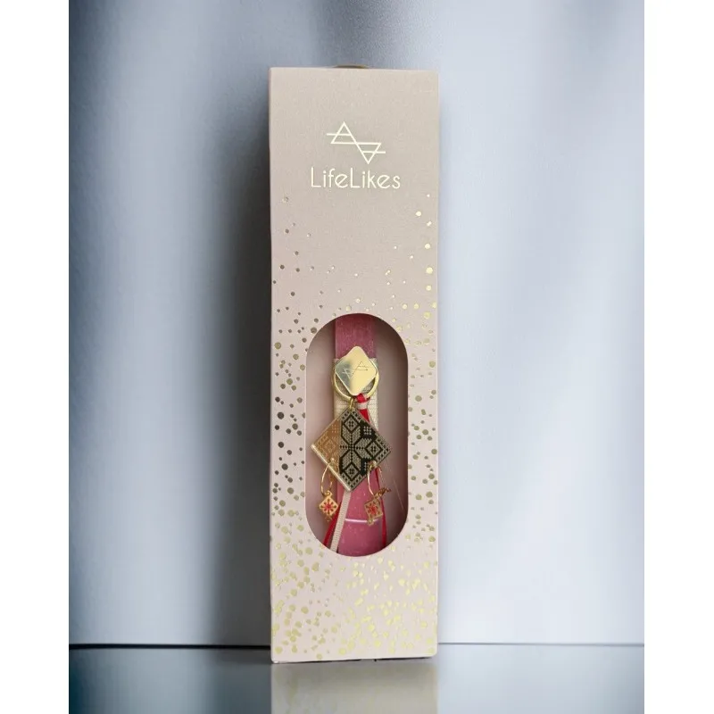 Life Likes - Λαμπάδα Kedima Asteraki Κοράλλι, Ροζ 8228