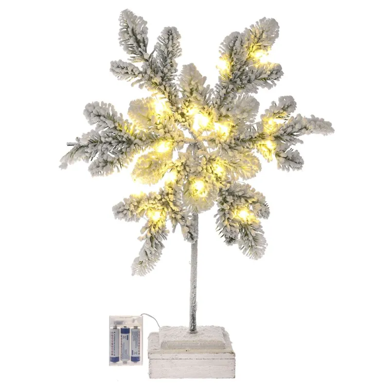 Iliadis - Φωτιζόμενη Νιφάδα Σε Βάση Με 20 Led 40x12x52 82336
