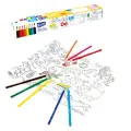 Carioca - Carioca Σετ Ρολό Ζωγραφικής ABC με 8 Ξυλομπογιές 42979 Carioca - Carioca Σετ Ρολό Ζωγραφικής ABC με 8 Ξυλομπογιές 42979