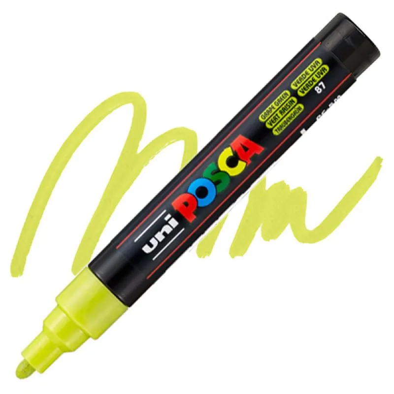 Uniball - Μαρκαδοράκι Posca PC-5M 1.8-2.5 mm, Grape Green (87) 831934