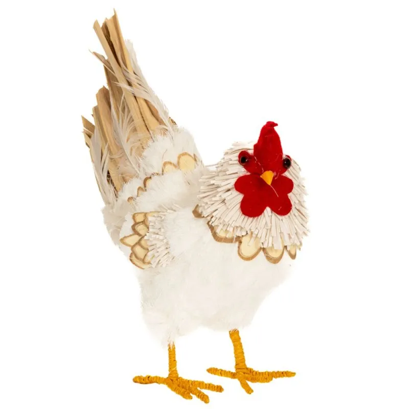 Iliadis – Υφασμάτινη Κότα 28x13x26εκ, Λευκή 85312