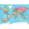 Eurographics - Map of the World Tin 8551-5863 Eurographics - Map of the World Tin 8551-5863
