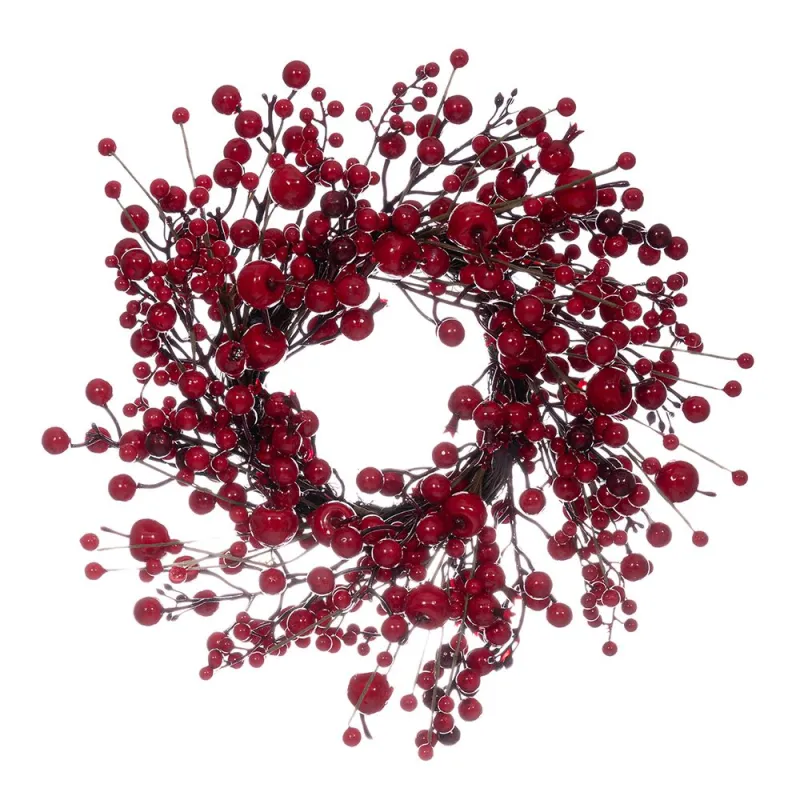 Iliadis - Στεφάνι Με Κόκκινα Berries 40εκ 86205
