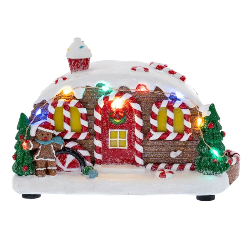 Iliadis - Φωτιζόμενο Gingerbread Τροχόσπιτο 19x10x11εκ 87128