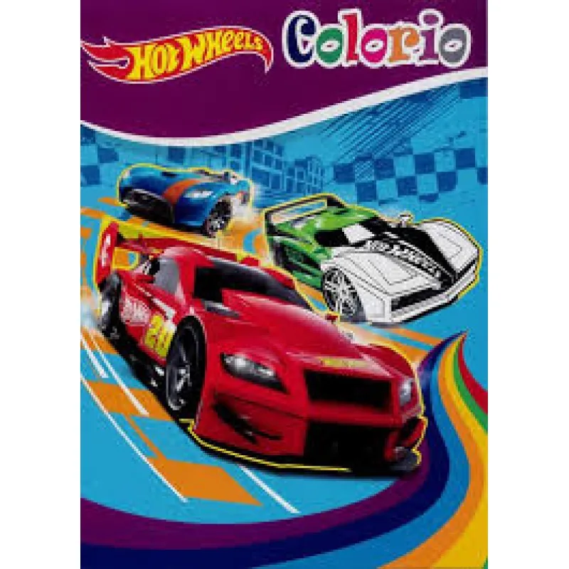 Βιβλίο ζωγραφικής - Hot Wheels Colorio 1