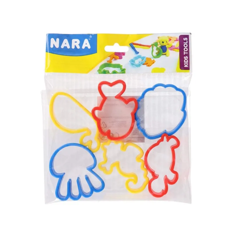 Nara - Καλούπια Πλαστελίνης, Ζώα Θάλασσας 6 Τεμάχια 1794