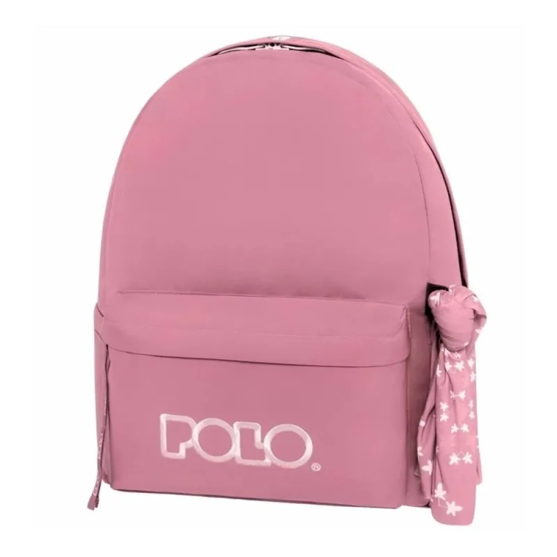 Polo - Original Σακίδιο Πλάτης Με Μαντήλι, Light Pink 2026 9-01-135-3938 + Δώρο Διορθωτική Ταινία Edding