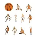 Polo - Σακίδιο Τρόλεϊ Orbit , Basketball Velcro 2026 9-65-056-8423 + Δώρο Διορθωτική Ταινία Edding