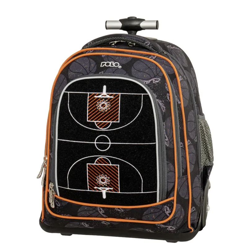 Polo - Σακίδιο Τρόλεϊ Orbit , Basketball Velcro 2026 9-65-056-8423 + Δώρο Διορθωτική Ταινία Edding