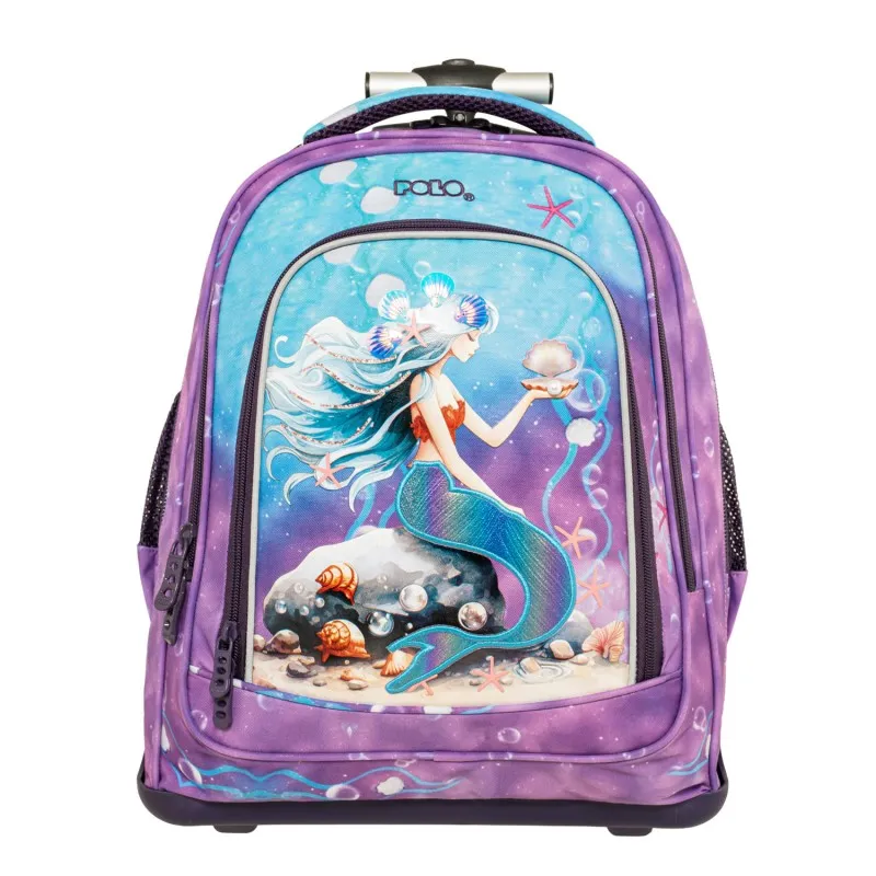 Polo - Σακίδιο Τρόλεϊ Orbit , Mermaid 2026 9-65-056-8426 + Δώρο Διορθωτική Ταινία Edding