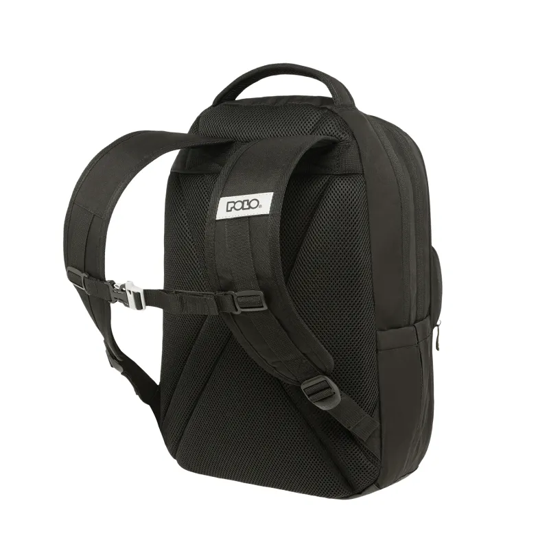 Polo - Σακίδιο Πλάτης Spin, Black 2024 9-01-044-2001 + Δώρο Διορθωτική Ταινία Edding