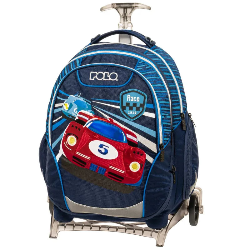 Polo - Σακίδιο Τρόλεϊ Reel, Race Car 2025 9-01-054-8347 + Δώρο Διορθωτική Ταινία Edding