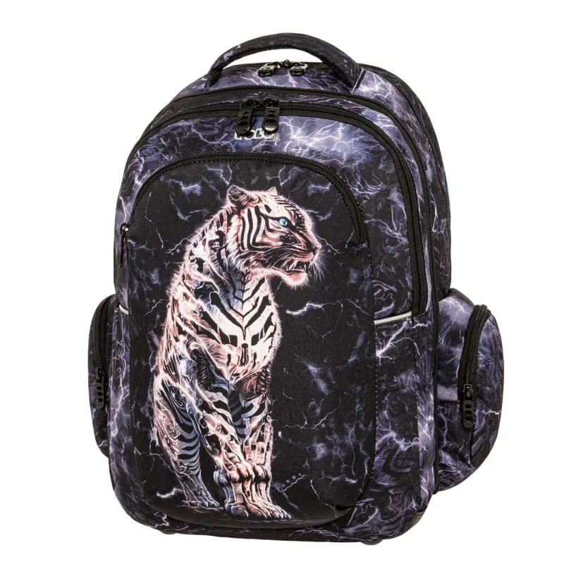 Polo - Σακίδιο Πλάτης Maxxi, Tiger 2025 9-01-057-8357 + Δώρο Διορθωτική Ταινία Edding