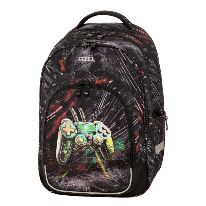 Polo - Σακίδιο Πλάτης Growl, Gaming 2025 9-01-058-8358 + Δώρο Διορθωτική Ταινία Edding