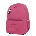 Polo - Σακίδιο Πλάτης Pins, Magenta 2026 9-01-059-4300 + Δώρο Διορθωτική Ταινία Edding
