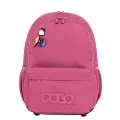 Polo - Σακίδιο Πλάτης Pins, Magenta 2026 9-01-059-4300 + Δώρο Διορθωτική Ταινία Edding
