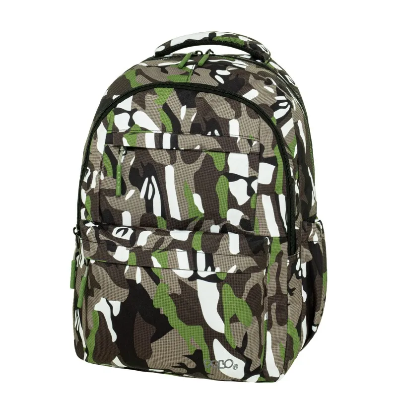 Polo - Σακίδιο Πλάτης Sparkle, Multi Camo 2026 9-01-061-8437 + Δώρο Διορθωτική Ταινία Edding