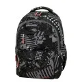 Polo - Σακίδιο Πλάτης Sparkle, Grey Pattern 2026 9-01-061-8438 + Δώρο Διορθωτική Ταινία Edding